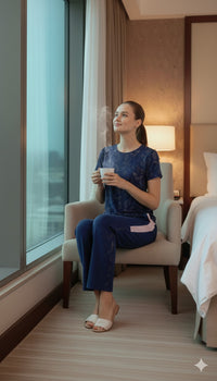 Tropical Navy Nightwear