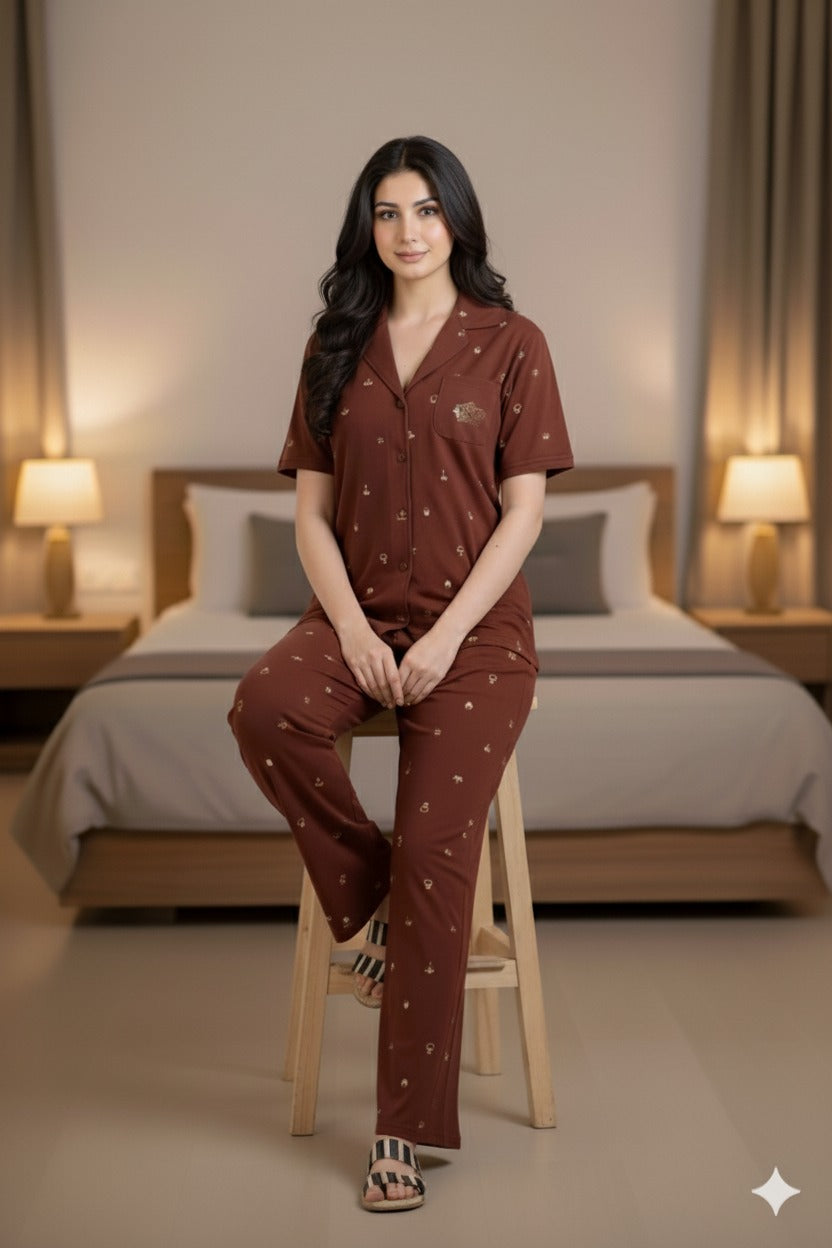 Mocha Crown Nightwear