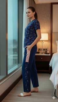Tropical Navy Nightwear
