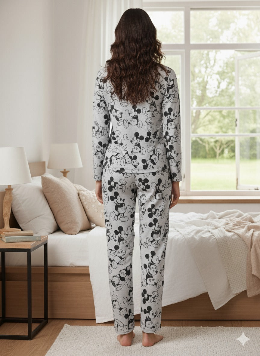 Mickey Mouse Grey Nightwear