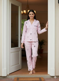 Kitty-Cat Lavender Nightwear