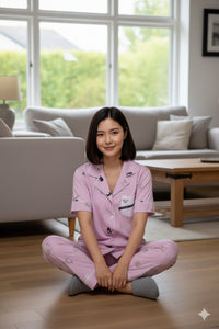 Kitty-Cat Lavender Nightwear